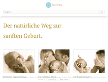 Tablet Screenshot of hypnobirthing.ch